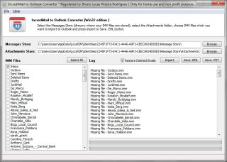 IncrediMail to PST  import